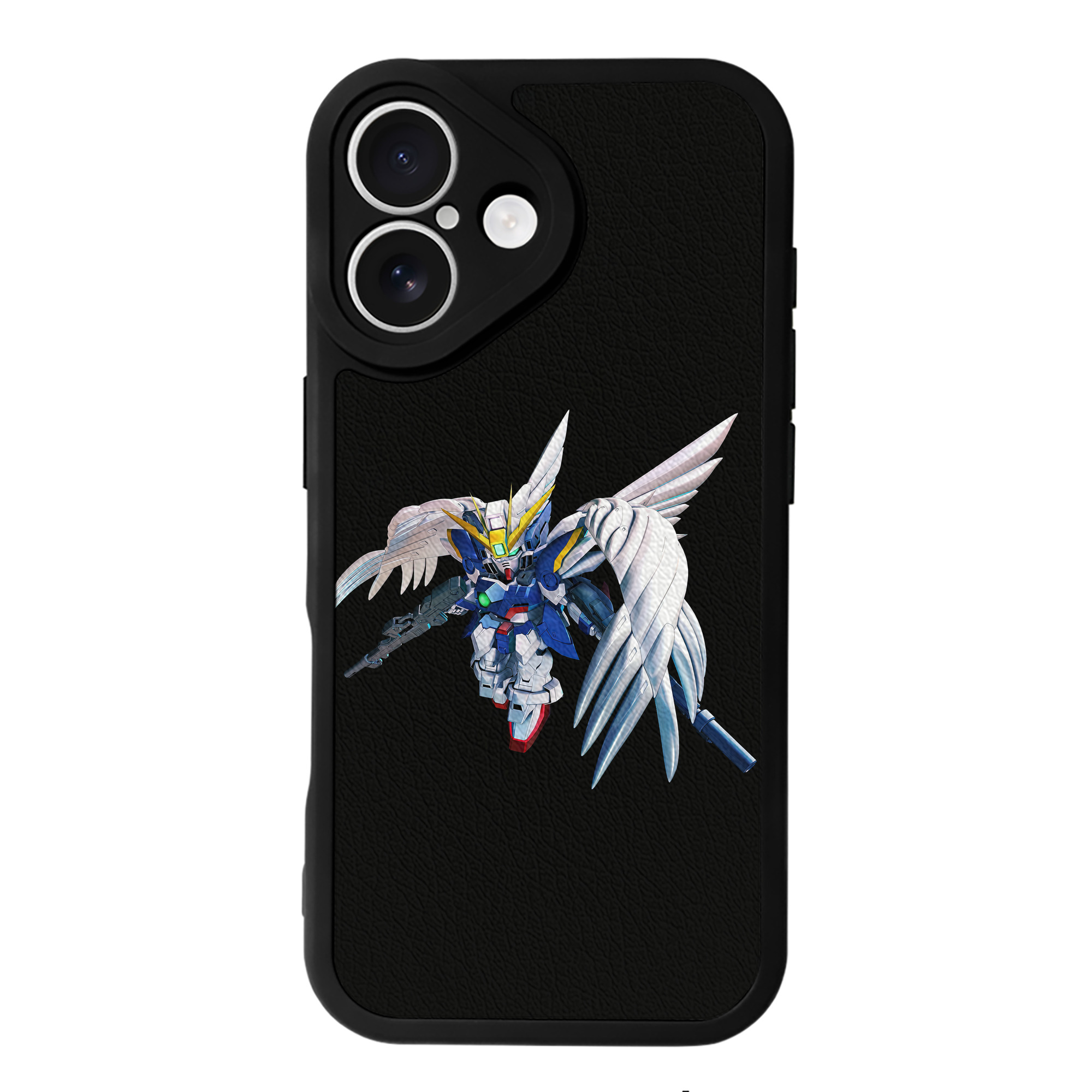 （画像用） 機動戦士ガンダム Mobile Suit Gundam 【iPhone 16シリーズ対応】シリコンスマホケース（レザー調） 材質：シリコン
